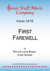 First Farewell SATB choral sheet music cover